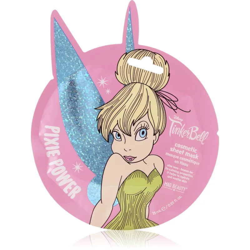 Mad Beauty Tinker Bell υφασμάτινη μάσκα ενυδάτωσης 1 τμχ