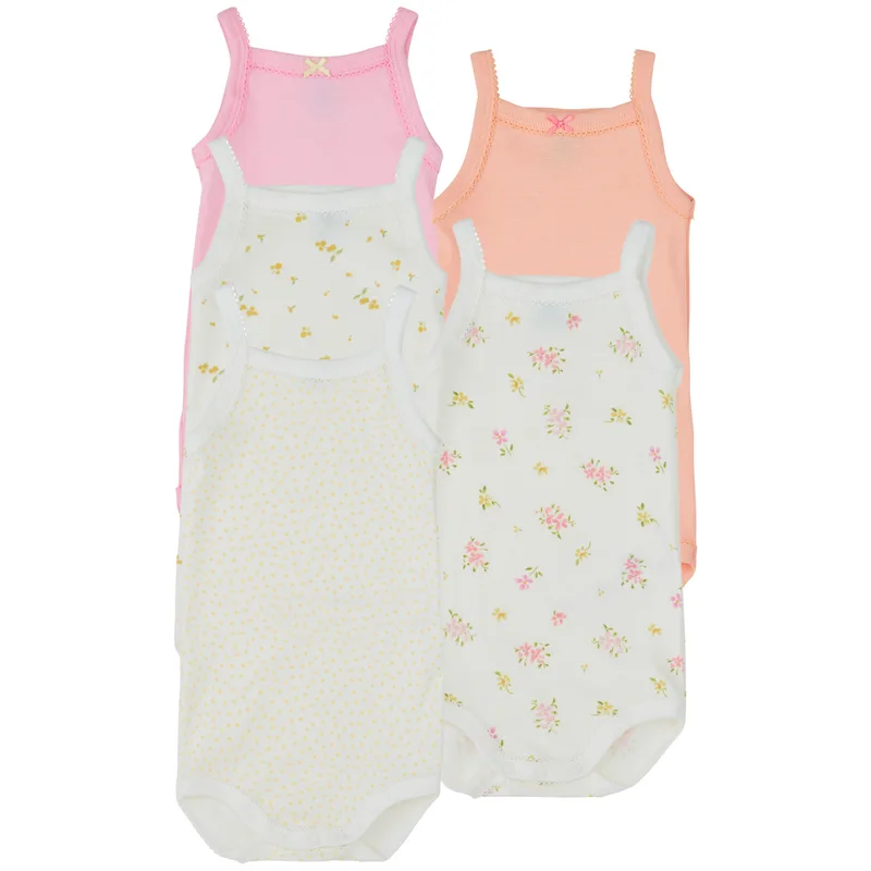 Παιδικά κορμάκια Petit Bateau 5 BODIES A BRETELLES