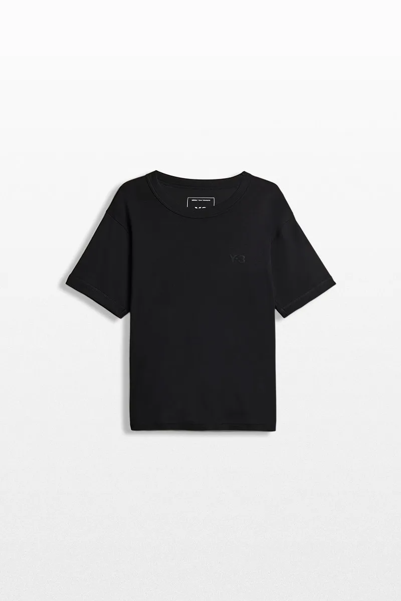 Y-3 Ανδρικό Μαύρο Slim Short Sleeve T-Shirt