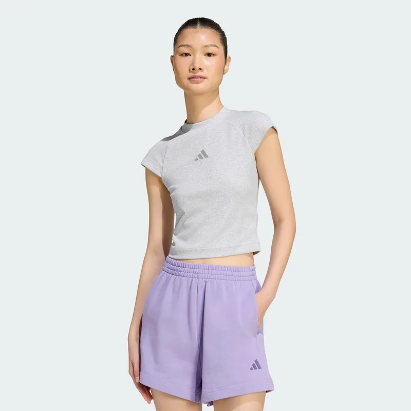 adidas sportswear W Kit Small Logo Rib T-Shirt (9000280609_19219)