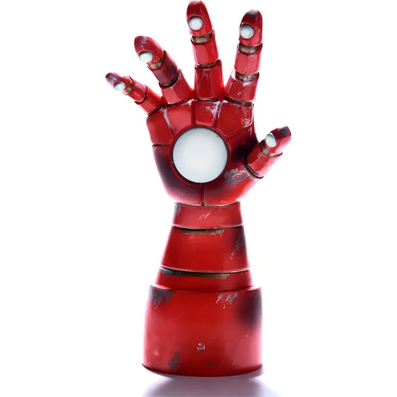 Φωτιστικό Γραφείου Marvel Iron Man The Source Ukonic Gauntlet Desk Lamp LED με USB / Χρονοδιακόπτη και Dimmer (5060326630454)
