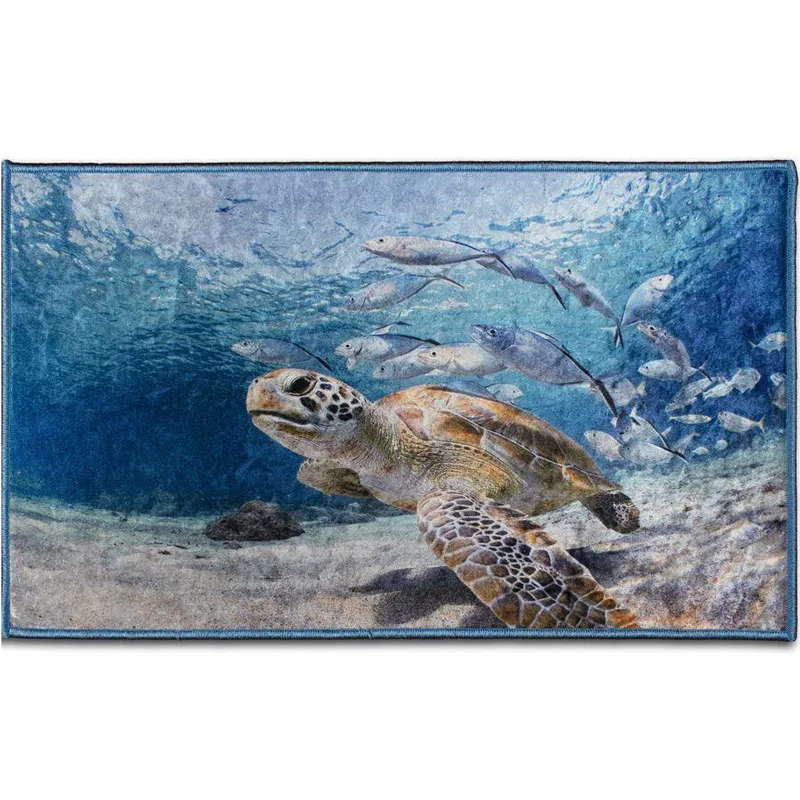 Πατάκι 60x100 Dimcol Sea Turtle 261 Blue