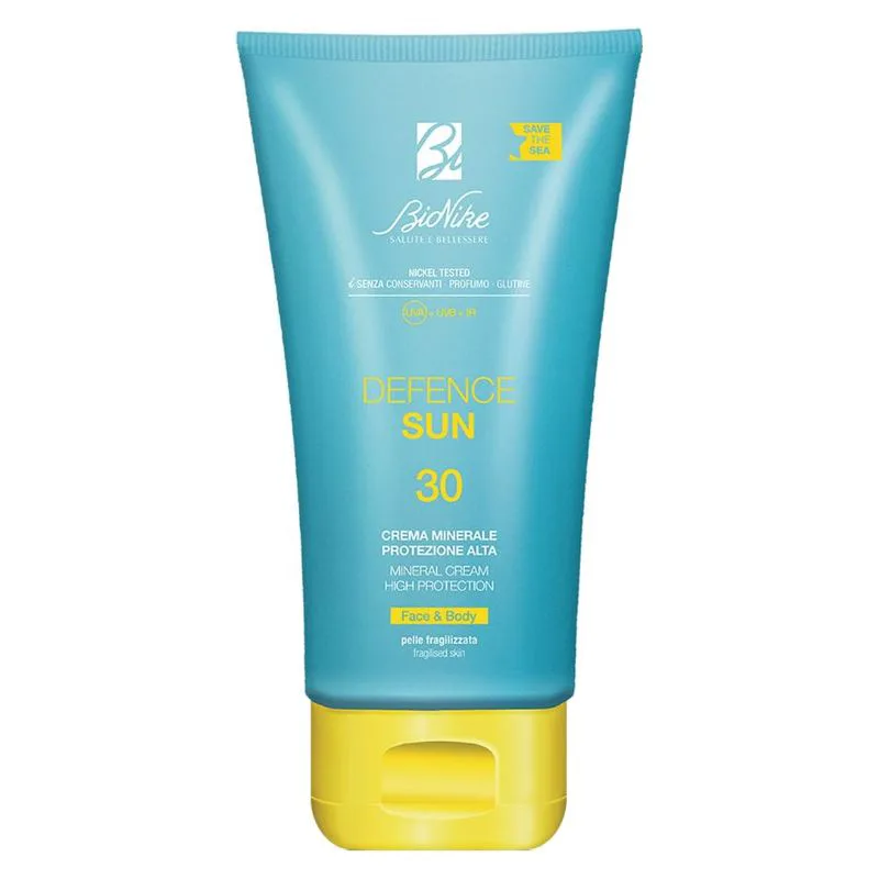 Bionike Defence Sun Mineral Cream High Protection Face & Body Spf 30 100 ml