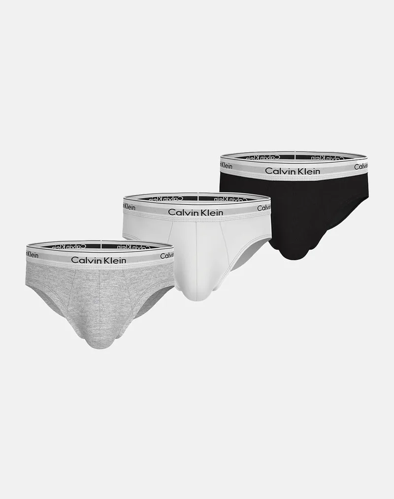 CALVIN KLEIN JEANS HIP BRIEF 3PK LV00NB4388-MP1 Gray