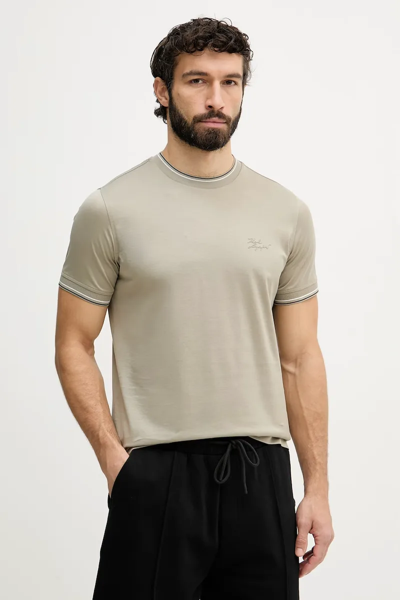 Karl Lagerfeld T-shirt Ανδρικό Βαμβακερό