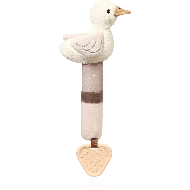 BabyOno Goose Zoe 3m+ παιχνίδι με ήχους με μασητικό 1 τμχ
