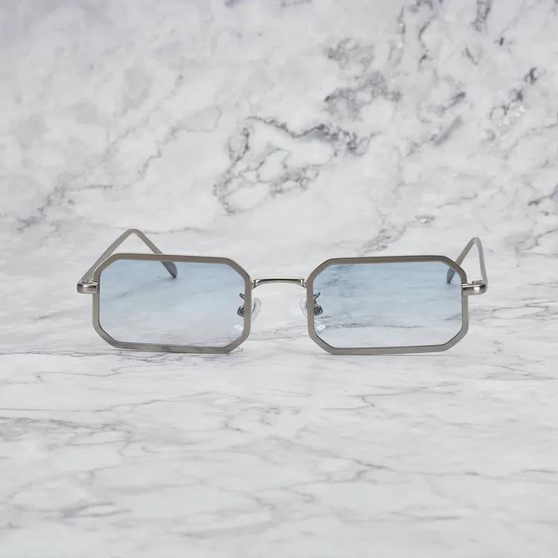 MURPHY 47EP7M - MURPHY - MATT SILVER - GRADIENT BLUE Sunglasses | Matt Silver - Gradient Blue | Matt Silver - Gradient Blue Shades | Explicit Poets Sunglasses