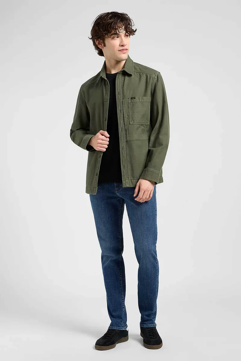 Lee® ανδρικό τζιν παντελόνι πεντάτσεπο Slim Fit "Mvp" - 112370599 Denim Blue