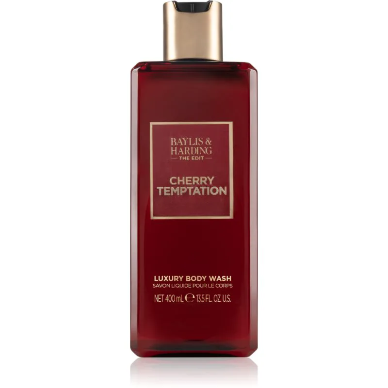 Baylis & Harding The Edit Cherry Temptation πολυτελές τζελ ντους Cherry, Jasmine & Sandalwood 400 ml