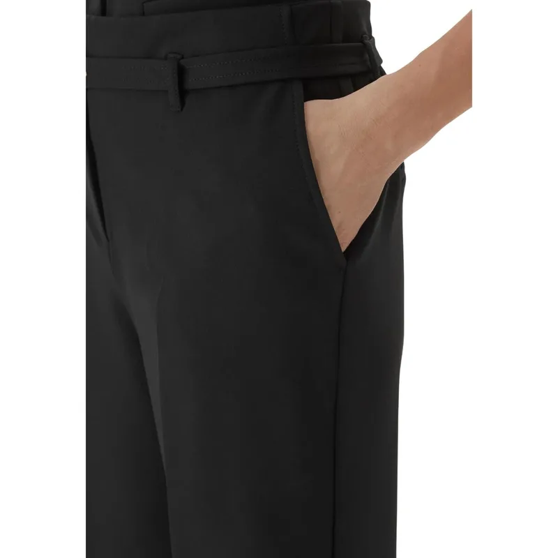 Φαρδιά παντελόνια Guess STRUCTURED CREPE G-BELT PANTS W6GB17 W1894