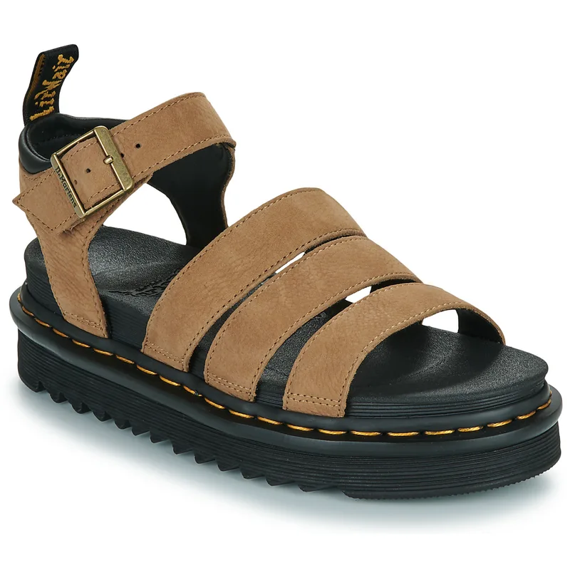 Σανδάλια με πλατφόρμα Dr. Martens Blaire Savannah Tan Tumbled Nubuck