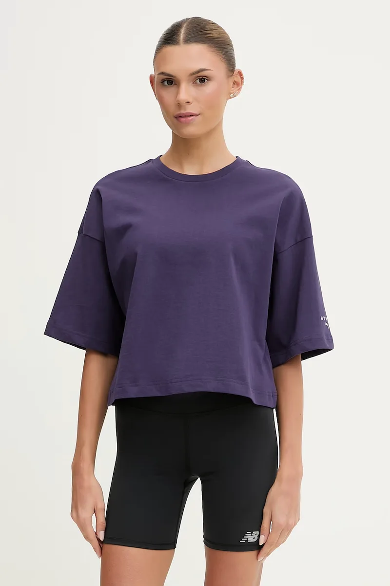 Puma t-shirt γυμναστικής γυναικείο βαμβακερό City lifestyle HYROX