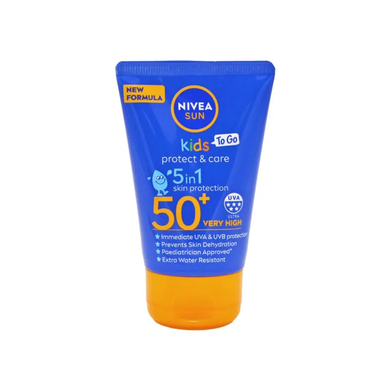 Nivea Sun Kids To Go Protect & Care 5 In 1 SPF 50+ Cream (50ml)