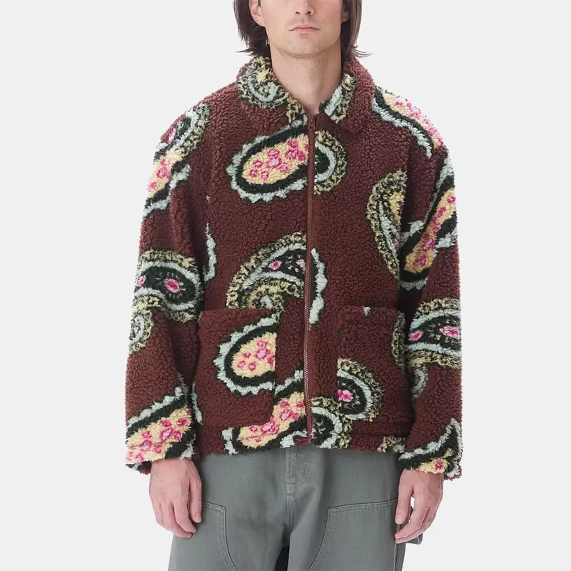 Obey Paisley Sherpa Fleece Ανδρική Ζακέτα (9000162203_72350)