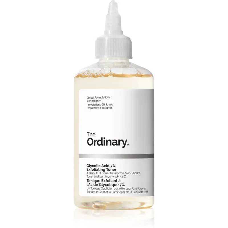 The Ordinary Glycolic Acid 7% Exfoliating Toner απολεπιστικό καθαριστικό τόνερ 240 ml