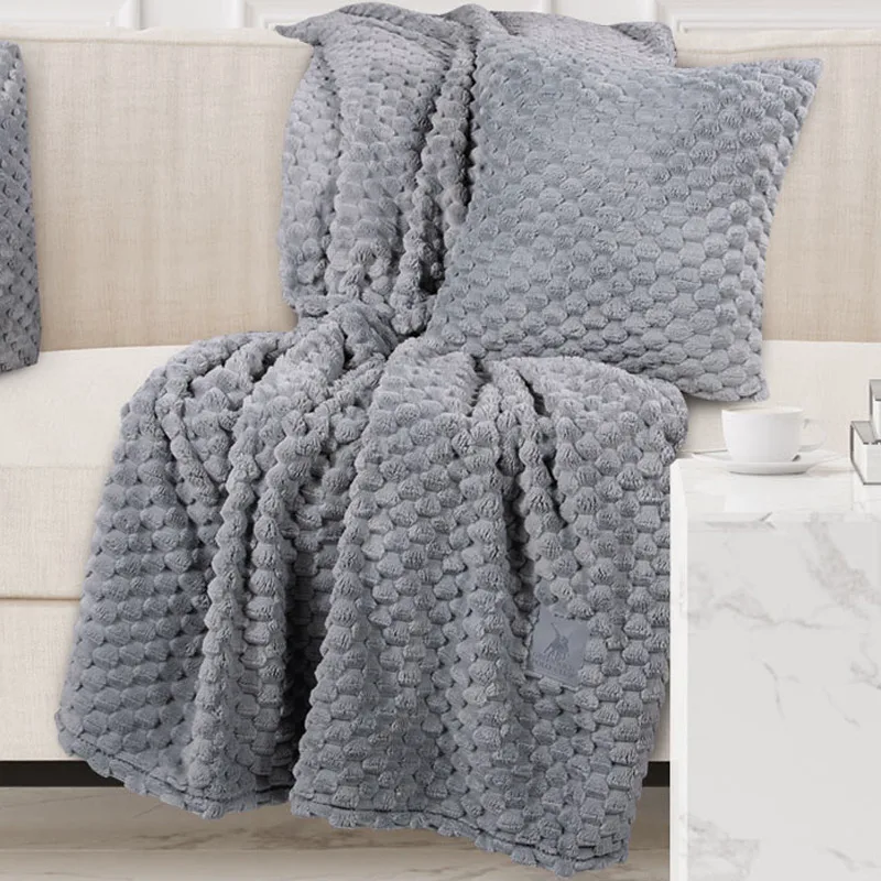 Κουβέρτα Καναπέ-Ριχτάρι 130x170 Greenwich Polo Essential 3476 Grey 130x170