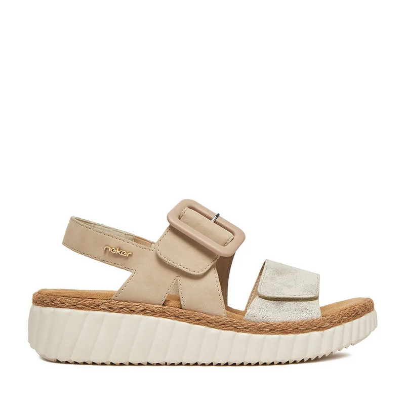 Σανδάλια Rieker 69260-60 Μπεζ