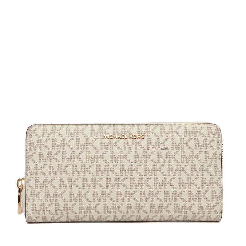 Πορτοφόλι MICHAEL Michael Kors Jet Set 32F5GJ6T7B Κρεμ