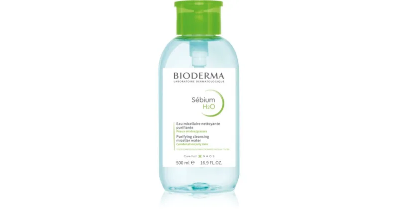 Cleansing water for oily skin Sébium H2O (Micellaire Solution) - Volume: 500 ml with pump