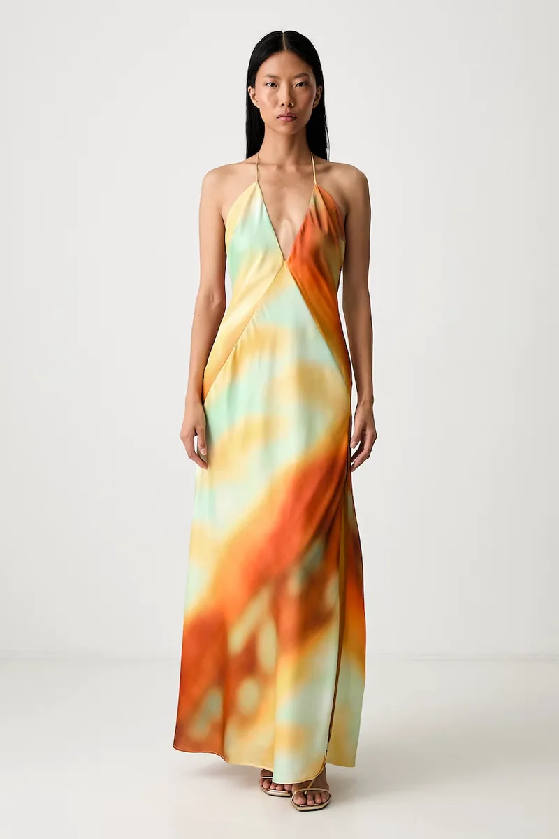 Bardot φόρεμα halter LIZBETH