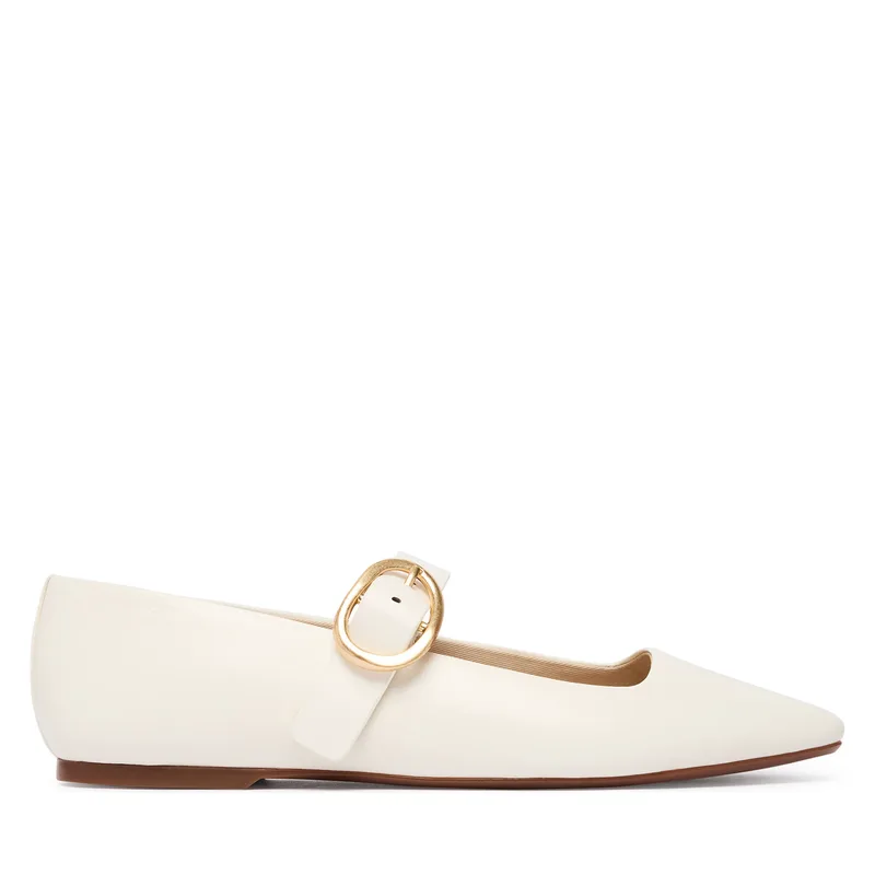 Μπαλαρίνες Calvin Klein HW0HW03037 Λευκό