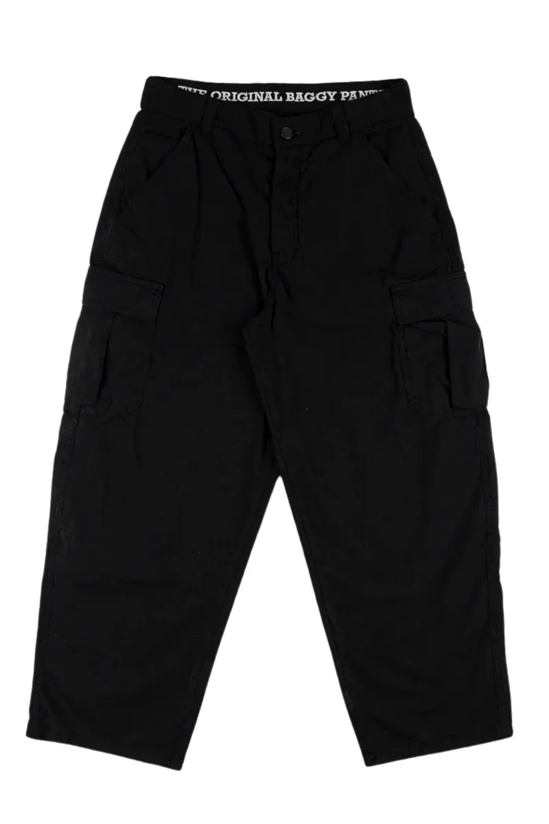 HOMEBOY Παντελόνια X-TRA MONSTER CARGO PANTS -ΜΑΥΡΟ-01PA1701-BLACK