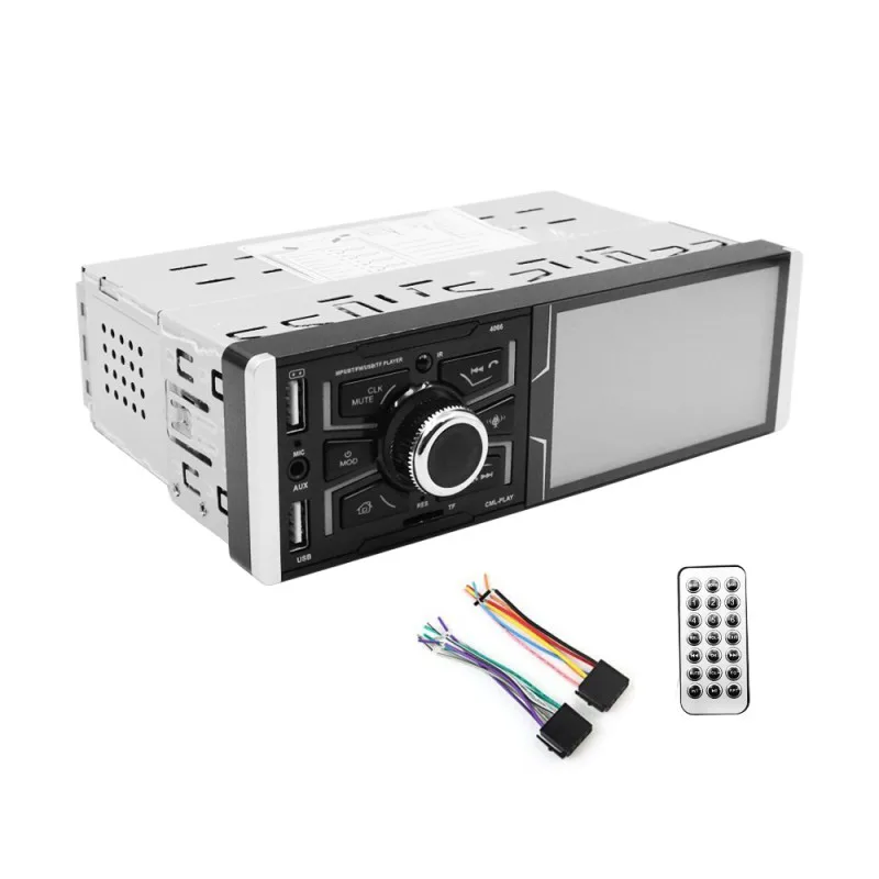 Ηχοσύστημα Αυτοκινήτου 1 DIN Bluetooth με Οθόνη Αφής 4.1" USB - AUX - SD και Τηλεχειριστήριο CTC-4066