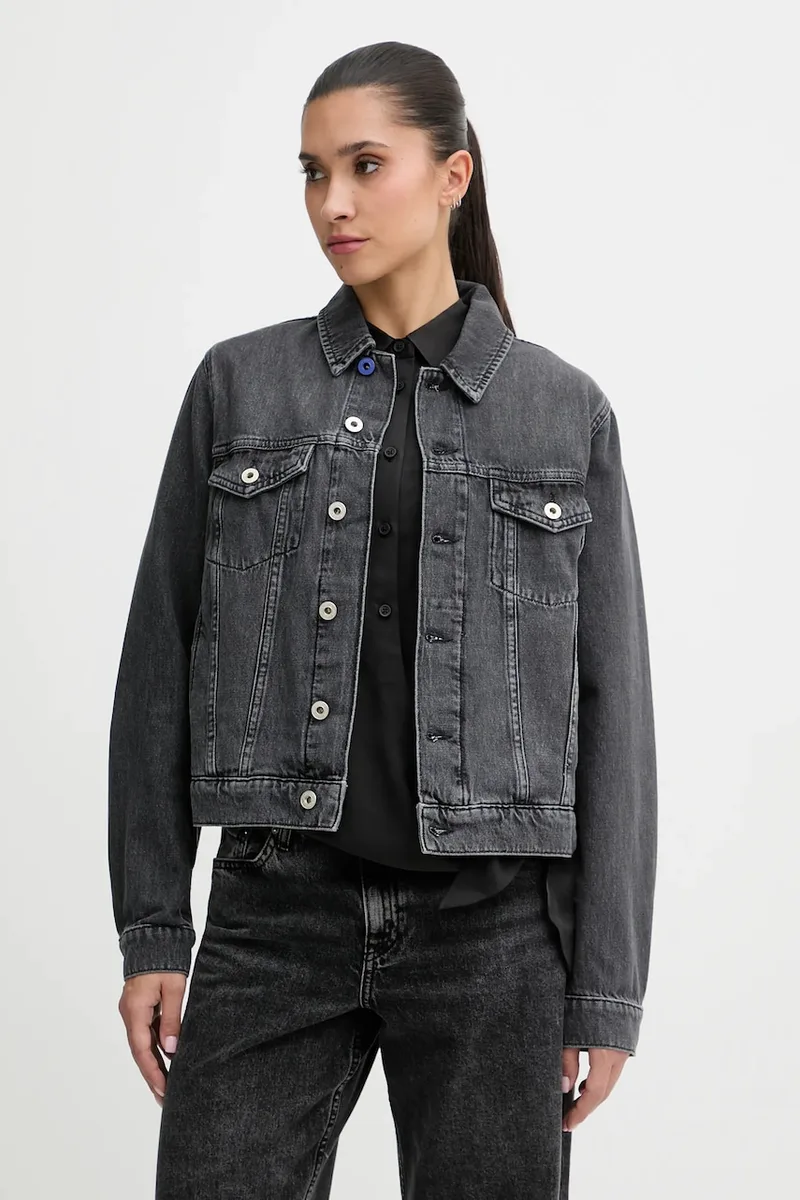 Βαμβακερό τζιν μπουφάν Karl Lagerfeld Jeans