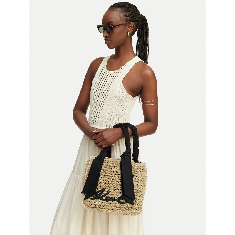 Τσάντα KARL LAGERFELD B2W46073 Μπεζ