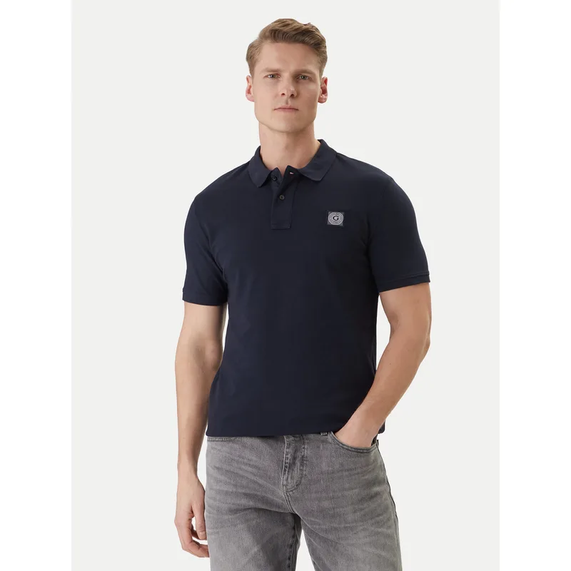Guess Polo M2YP24 KC9T1 Σκούρο μπλε Regular Fit
