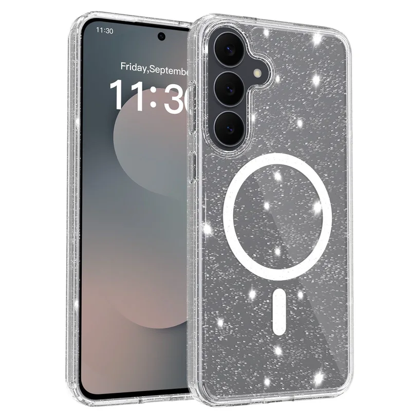 Θήκη Orso Glitter Powder Magsafe Clear Samsung Galaxy A57