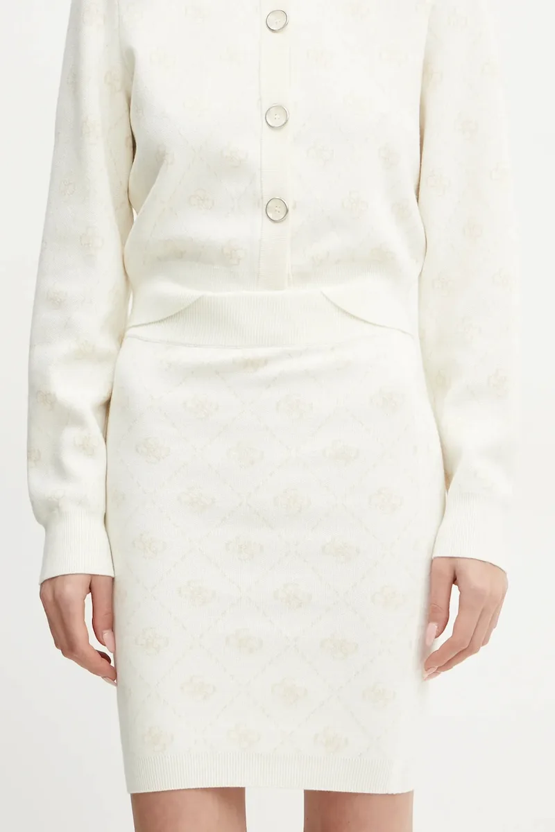Φούστα από μείγμα μαλλιού Guess SARAH