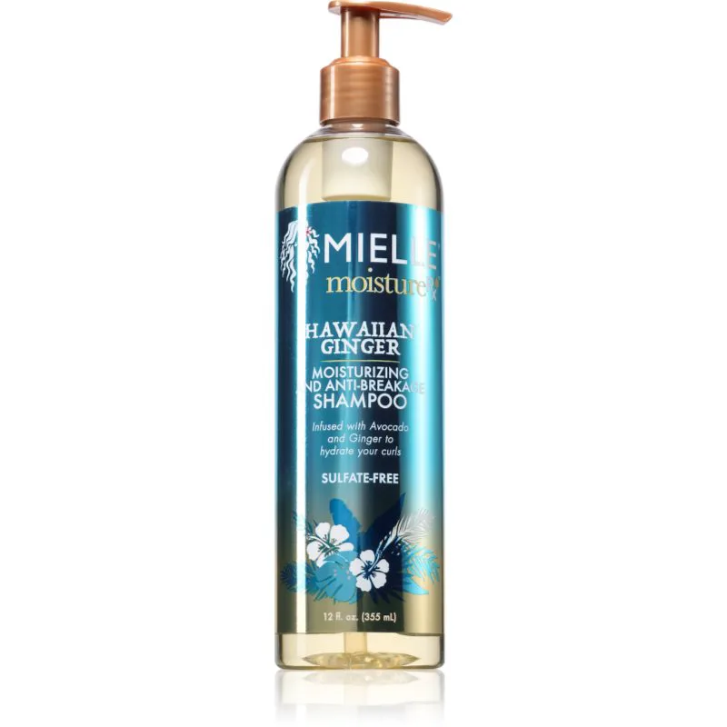 Mielle Moisture RX Hawaiian Ginger σαμπουάν για ξηρά και ταλαιπωρημένα μαλλιά 355 ml