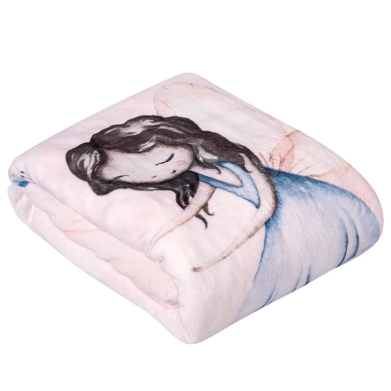 Κουβέρτα Fleece Κούνιας Greenwich Polo Club 8849 Ροζ-Light Purple 110x150
