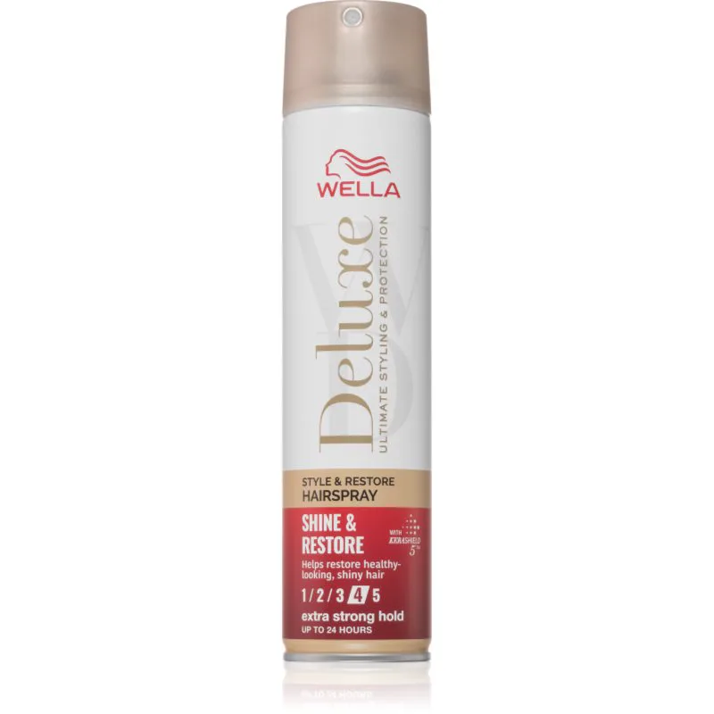 Wella Deluxe Shine & Restore λακ μαλλιών για δυνατό κράτημα για όγκο 250 ml