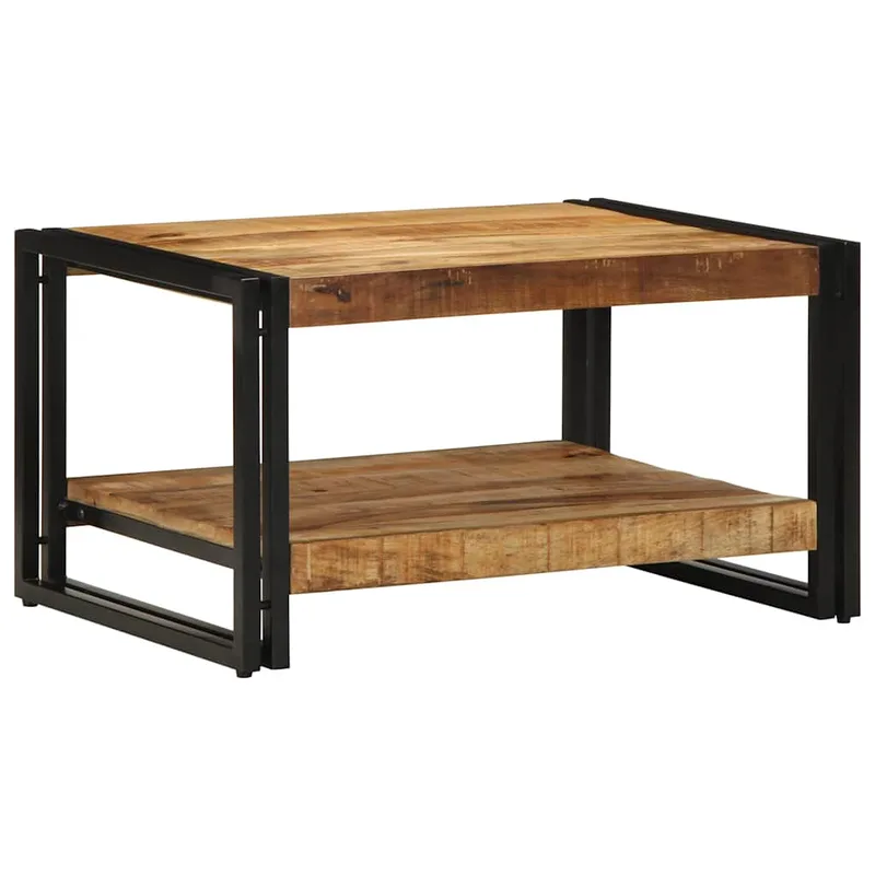 vidaXL Τραπεζάκι σαλονιού 70x50x38 cm Στερεό ακατέργαστο ξύλο Mango
