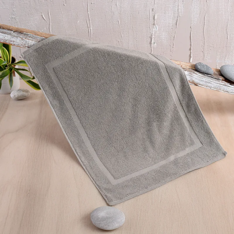 Πατακι μπανιου (50x70) tiles light grey, rythmos home