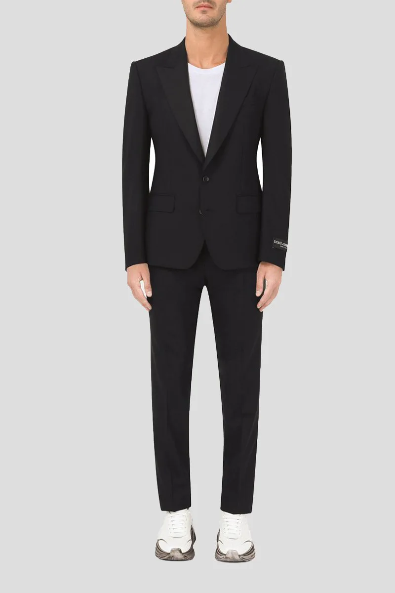 DOLCE&GABBANA Ανδρικό Μαύρο Two-Piece Suit