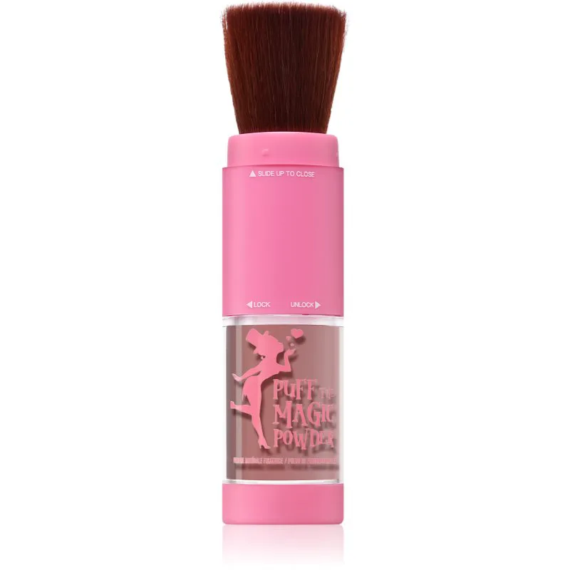 Rude Cosmetics Puff The Magic Powder σταθεροποιητική πούδρα απόχρωση Tender Rose 6.5 γρ