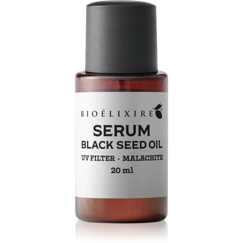 Bioélixire Serum Black Seed Oil ορός για κατεστραμμένα και εύθραυστα μαλλιά με φίλτρο UV 20 ml