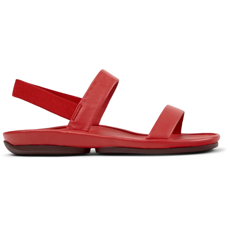 CAMPER Right Isla - Πέδιλα Για Γυναικεία - Κόκκινο, Μέγεθος 39, Smooth leather