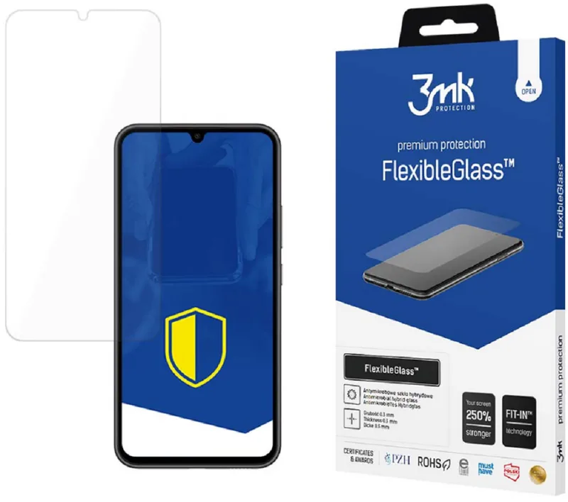 3MK Premium Flexible Glass - Αντιχαρακτικό Υβριδικό Προστατευτικό Γυαλί Οθόνης - Samsung Galaxy A34 - 0.3mm (5903108518925)