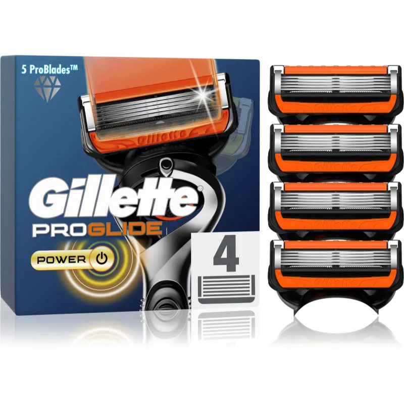 Gillette ProGlide Power ανταλλακτικές λεπίδες 4 τμχ