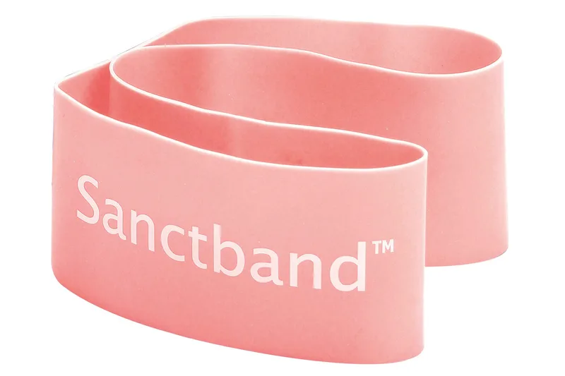 Λάστιχο Γυμναστικής Sanctband Αντίστασης Loop Band Πολύ Μαλακό 88230-PEACH