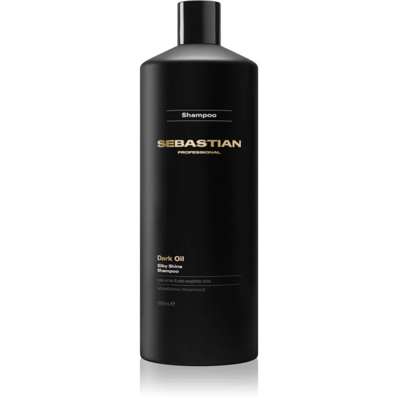 Sebastian Professional Dark Oil ενυδατικό σαμπουάν Για λάμψη και απαλότητα μαλλιών 1000 ml