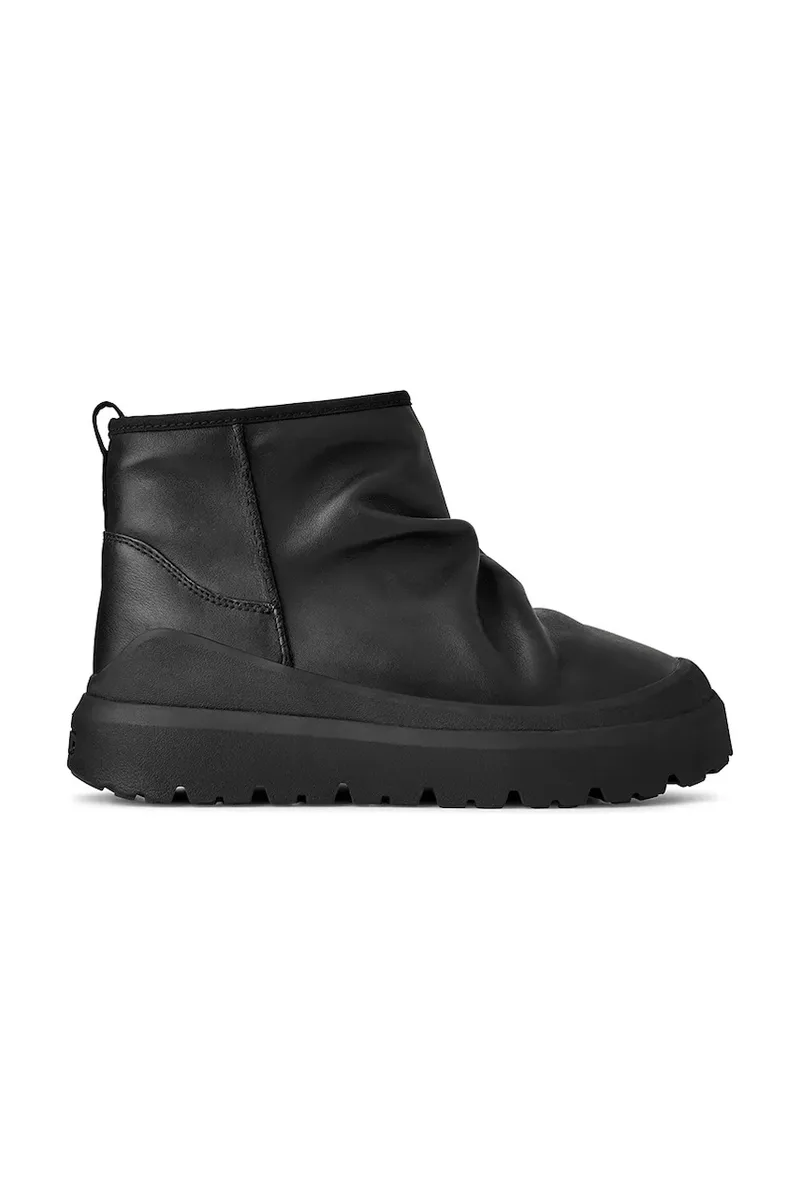 Δερμάτινες μπότες χιονιού UGG Heritage Utility Mini Noir
