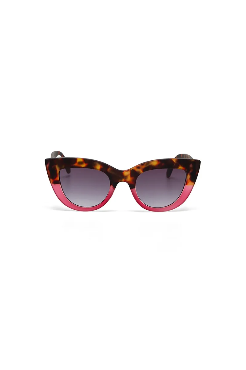 Okkia γυναικεία γυαλιά ηλίου cat eye "Claudia" - OK013-HP Καφέ Tawny