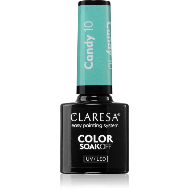 Claresa SoakOff UV/LED Color Candy τζελ βερνίκι νυχιών απόχρωση 10 5 γρ