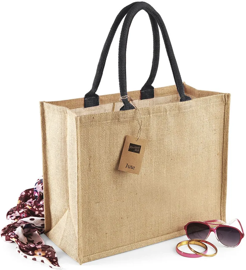 Τσάντα Shopping W407 Westford Mill Γιούτα 21L Natural/Black