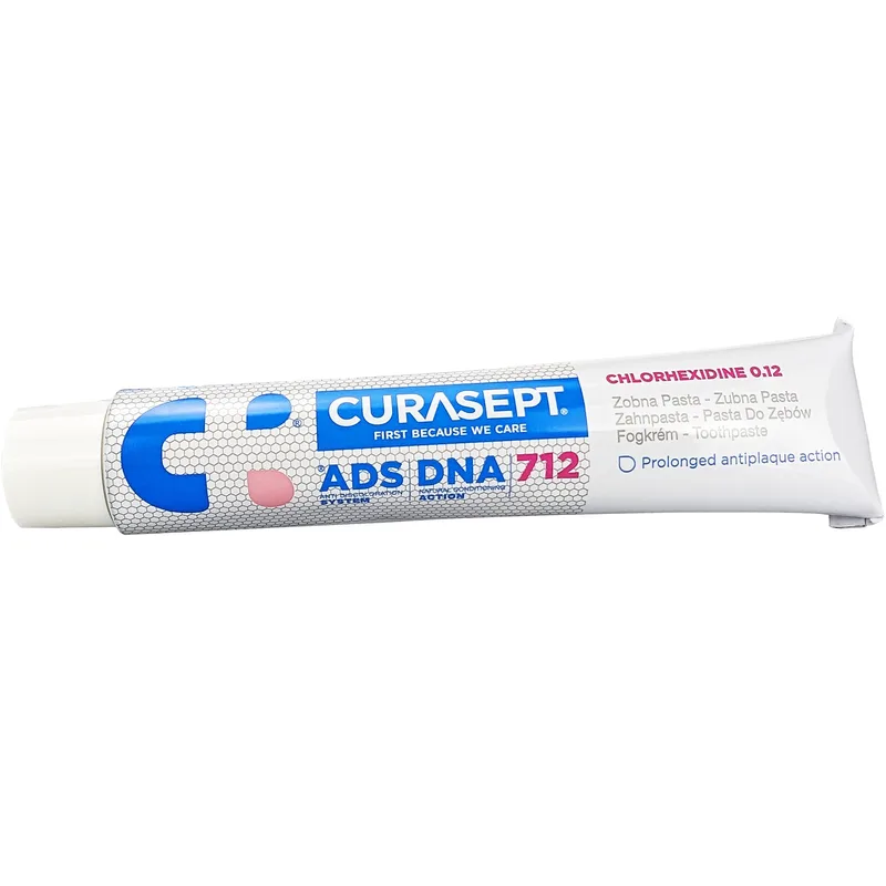 Curaprox Curasept 712 Prolonged Antiplaque Action Toothpaste Οδοντόκρεμα για Παρατεταμένη Θεραπεία Κατά της Πλάκας 75ml